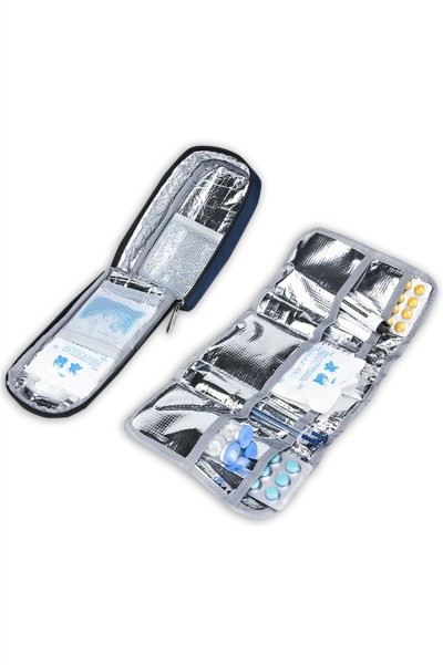 SKFAK0012 Custom Home First Aid Kit Car Outdoor Camping Group Activity School Community Office Design Classified Storage First Aid Kit Center Reflective Strip front view